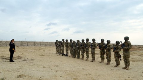 “Sualtı hücum xüsusi təyinatlı kursu"nun buraxılış mərasimi - VİDEO