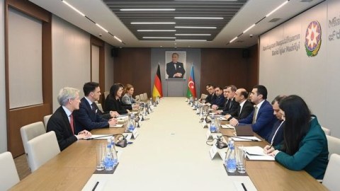 Ceyhun Bayramov Berbokla nələri müzakirə etdi...