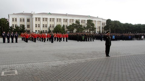 Üç ölkənin kursantları arasında beynəlxalq yarışlar başladı