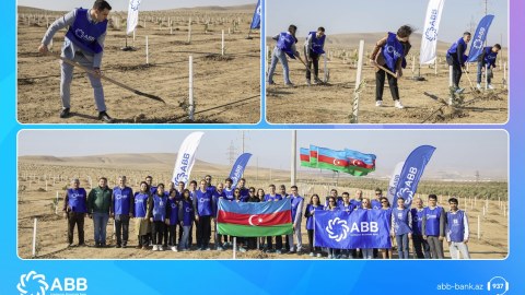 ABB-nin dəstəyi ilə 36000 ağac əkilir