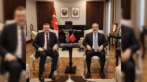 Belarusun XİN başçısı Türkiyədədir - Fidanla görüşüb