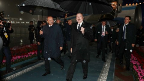 İlham Əliyev Özbəkistana GETDİ 
