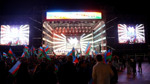 Bakıda Zəfər Günü konserti - FOTOLAR