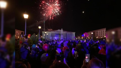 Naxçıvanda atəşfəşanlıq - FOTO