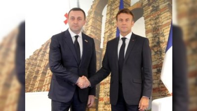 Qaribaşvili Makronla Cənubi Qafqazı müzakirə etdi