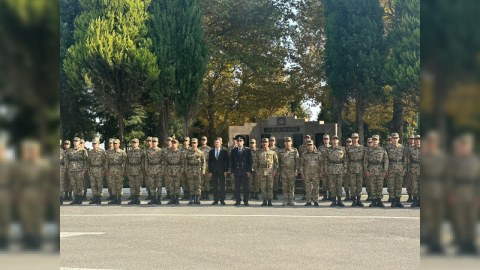 Daxili Qoşunlarda Hərbi Prokurorluğun maarifləndirmə tədbiri - FOTO