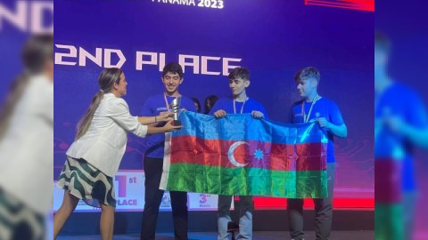 Məktəblilərimiz Panamada dünya ikincisi oldular - FOTO