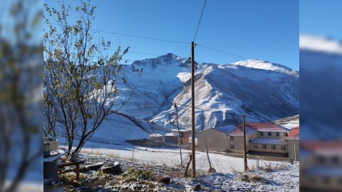 Qubaya qar yağıb - FOTOLAR