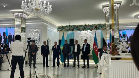 Astanada Zəfər Günü münasibətilə bayram tədbiri - FOTOLAR