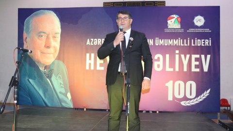 Marneulidə Heydər Əliyevin 100 illik yubileyi qeyd edildi