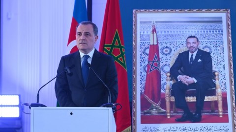 Ceyhun Bayramov Mərakeşdə Biznes Forumda çıxış etdi