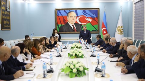 Gəncə Dövlət Universitetində təlim keçirilib - FOTO