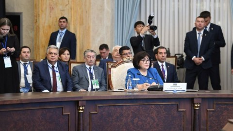 Sahibə Qafarova MDB Parlamentlərarası Assambleyanın Şura iclasında - FOTO