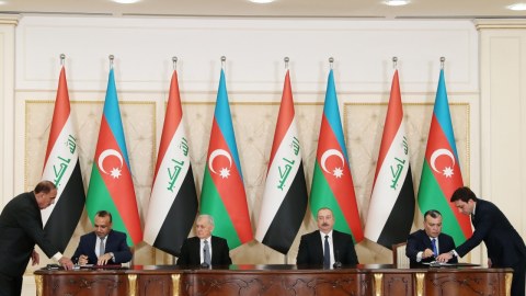 Azərbaycan-İraq sənədləri imzalandı - FOTO