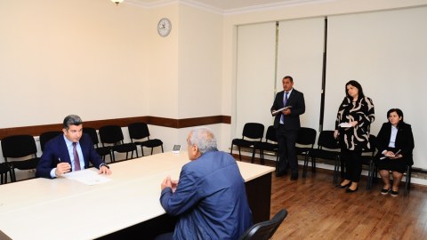 Naftalanda növbəti vətəndaş qəbulu - FOTO