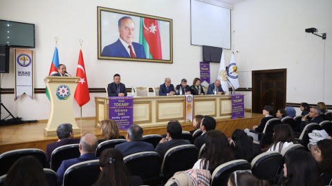 Gəncə Dövlət Universitetində beynəlxalq konfrans keçirilib - FOTO