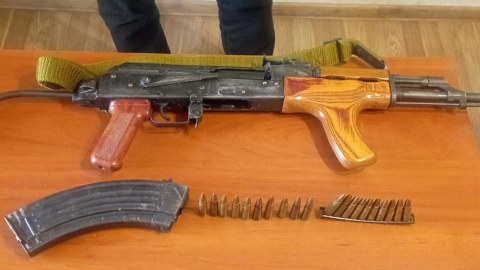 Saatlıda avtomat və ov tüfəngləri aşkarlandı - FOTO