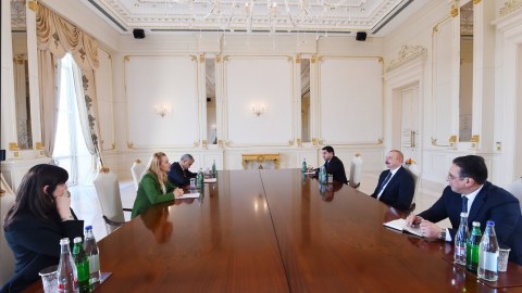 Prezident BMT-nin Avropa üzrə İqtisadi Komissiyasının icraçı katibini qəbul etdi