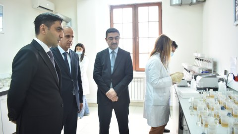 Agentlik sədri qurumların fəaliyyətini yoxladı - FOTO