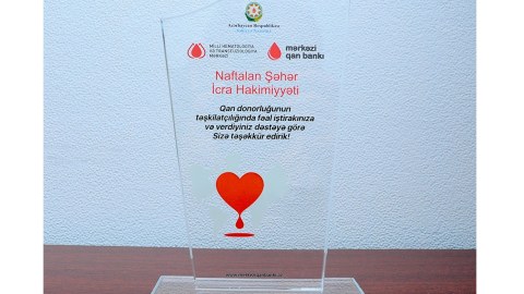 Naftalanda qanvermə aksiyası - FOTOLAR