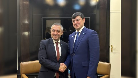 Komitə sədri Bişkekdə ikitərəfli görüşlər keçirib - FOTO