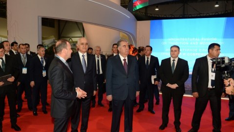 Tacikistan Prezidenti SPECA sərgisində