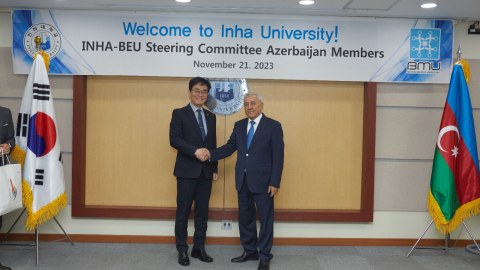 BMU və İNHA universitetinin rektorları arasında görüş - FOTO
