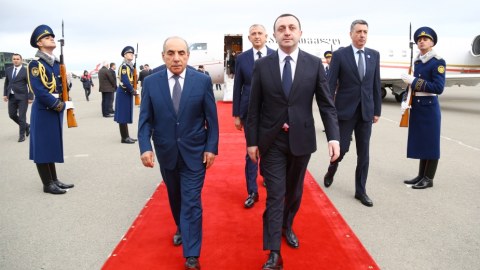 Qaribaşvili Azərbaycana gəldi - FOTO (YENİLƏNİB)
