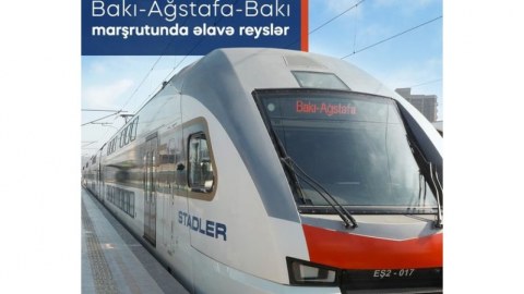 Bakı-Ağstafa qatarına əlavə reyslər təyin edilir