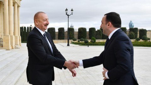 Prezident Qaribaşvili ilə görüşüb - FOTO
