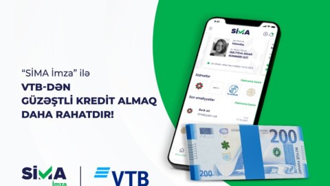 “SİMA İmza” ilə kredit alanlara “Bank VTB”dən 1 %-ə qədər endirim!