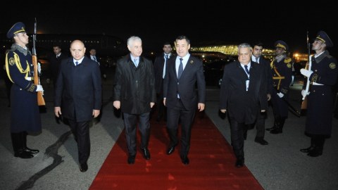 Sadır Japarov ölkəsinə DÖNDÜ