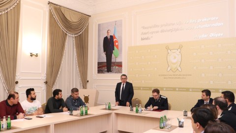 Baş Prokurorluqda media nümayəndələri üçün təlim keçirdi