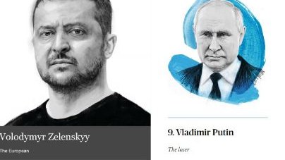 Zelenski Avropanın ən nüfuzlu adamı seçildi - Siyahıda Putin də var...