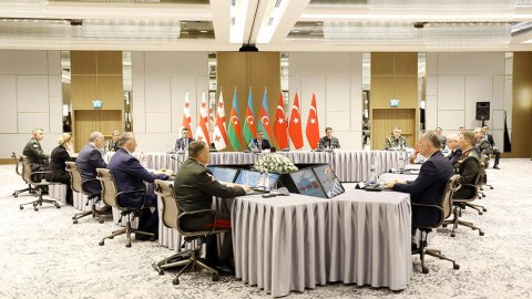 Nazirlərin üçtərəfli Bakı görüşü yekunlaşdı - Protokol imzalandı