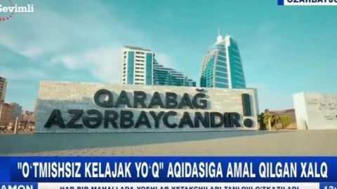 Özbəkistan telekanalında Bakı haqqında veriliş yayımlandı - FOTO