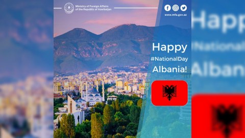 Rəsmi Bakı Albaniyanı təbrik etdi