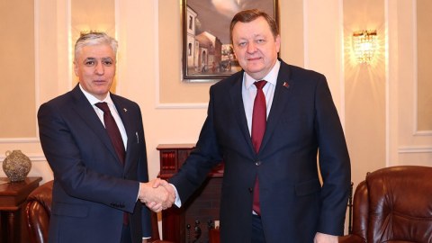 Səfirimiz Belarus XİN rəhbəri ilə görüşdü