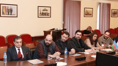 Beynəlxalq konfransının iştirakçıları mətbuat konfransı keçiriblər - FOTO