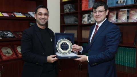Komitə sədri beynəlxalq konfransın iştirakçıları ilə görüşüb - FOTOLAR