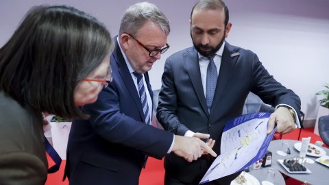 Erməni nazir danimarkalı həmkarı ilə nələri müzakirə etdi? - FOTO