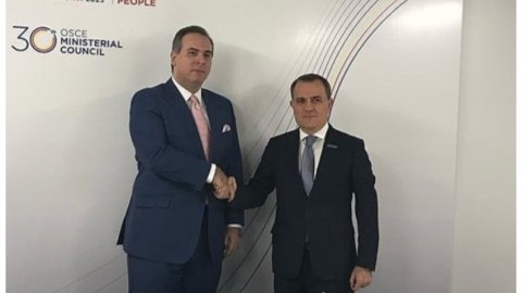 Ceyhun Bayramov Monteneqronun XİN rəhbəri ilə görüşdü - FOTO
