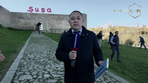 Özbəkistan telekanallarında Azərbaycandan reportajlar yayımlandı - FOTOLAR