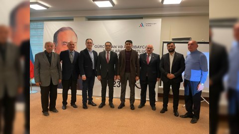 Marneulidə “Heydər Əliyev və müasir Gürcüstan” adlı konfrans - FOTO