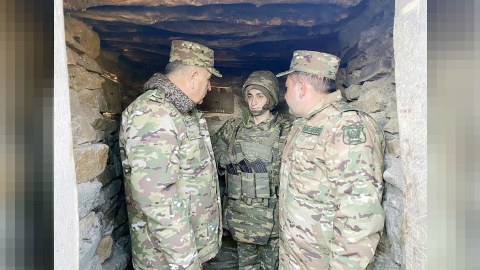 Kərim Vəliyev Ermənistanla sərhədə getdi - Tapşırıqlar verdi