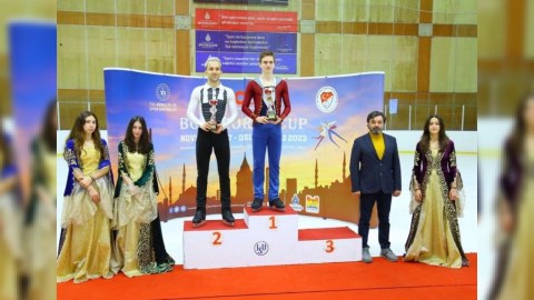 İdmançımız beynəlxalq yarışda 1-ci yeri qazandı