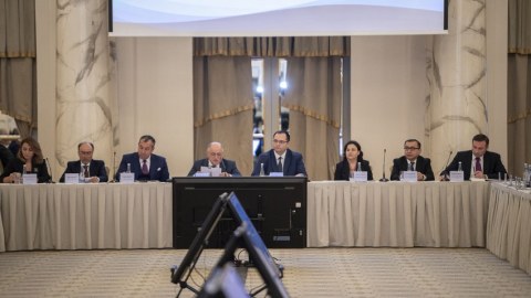 Məcnun Məmmədov sahibkarlarla görüşüb - FOTO
