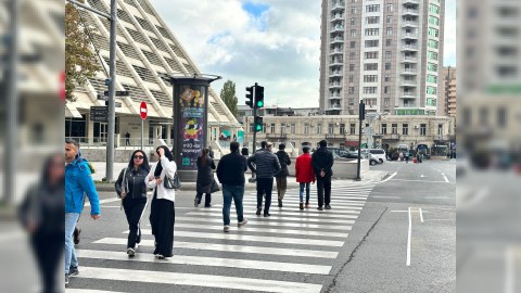 Bakının daha bir yerində ikitərəfli hərəkət təşkil edilib