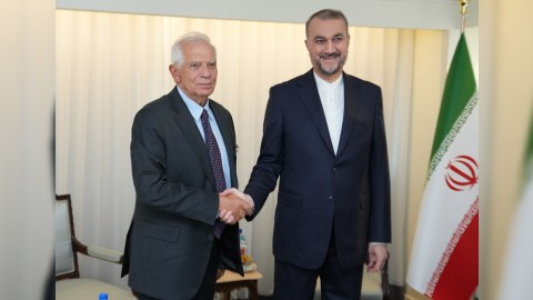 Borel Abdullahianla Qəzzanı müzakirə etdi