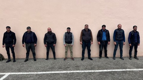 Minalı əraziyə daxil olmağa cəhd edən 8 nəfər SAXLANILDI